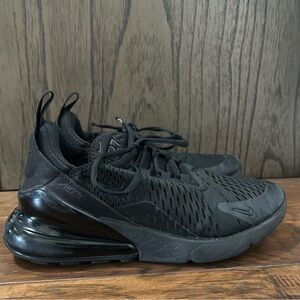 Nike Air Max 5.5Y Boys Girls Unisex All Black Shoes